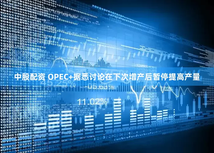 中股配资 OPEC+据悉讨论在下次增产后暂停提高产量